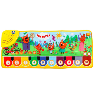 Обучающий развивающий коврик Три Кота Умка YQ3007-R